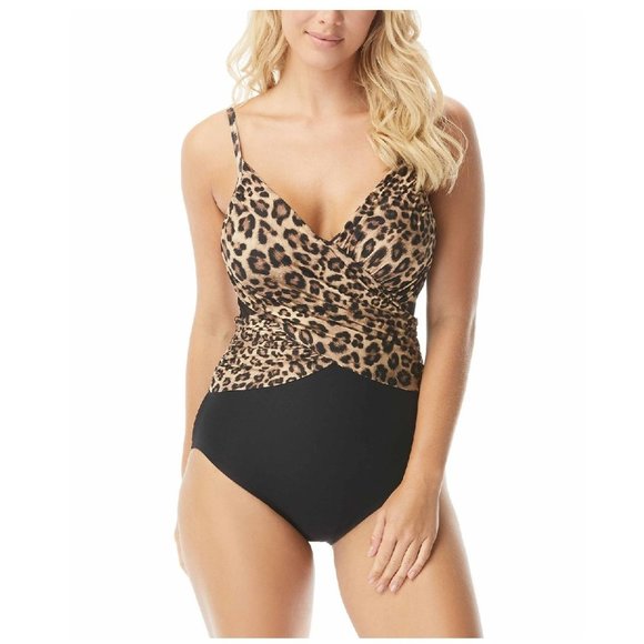 Coco Reef Contours Underwire Tummy Control Swimsuit - Picture 1 of 9